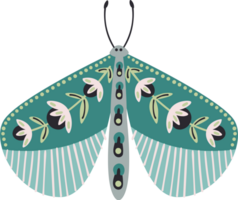Ornamental butterfly. Illustration png
