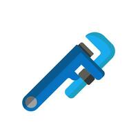 pipe wrench icon design vector