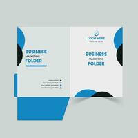 File folder design, presentation folder design vector