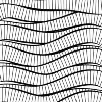 Vector abstract background of lines in black and white colors