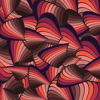 vector abstract red Gradient background in flat design