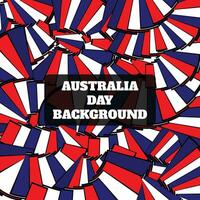 vector Australia Day Abstract Background Flat Design