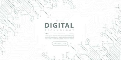 resumen digital tecnología futurista Internet red velocidad conexión blanco fondo, ciber nano información comunicación, innovación futuro tecnología datos, ai grande datos líneas puntos ilustración vector