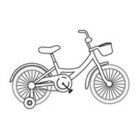 Bicycle icon vector