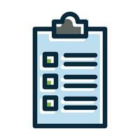 Task Report Vector Thick Line Filled Dark Colors