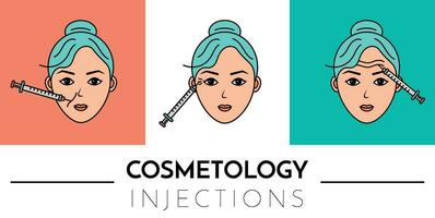 Cosmetology vector illustration