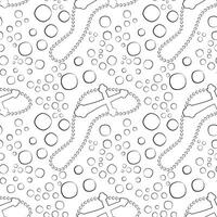 Vector seamless pattern on the religious theme of christening