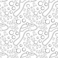 Vector seamless pattern on the religious theme of christening