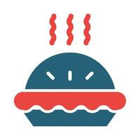 Pie Vector Glyph Two Color Icon For Personal And Commercial Use.