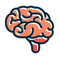 diseño de icono de cerebro vector