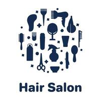 Hair salon vector illustration