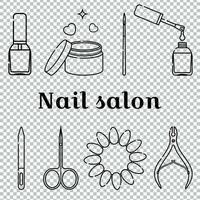 Nail salon vector icon