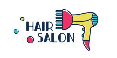 Hair salon vector illustration