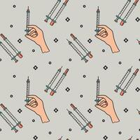 Cosmetology vector pattern