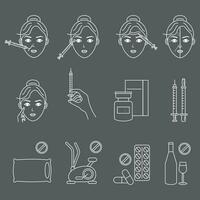 Cosmetology vector icon