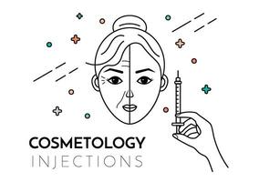 Cosmetology vector illustration