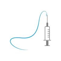 Syringe icon design vector