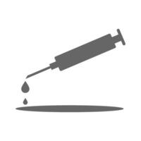 Syringe icon design vector