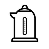 Simple electric kettle icon. Vector. vector