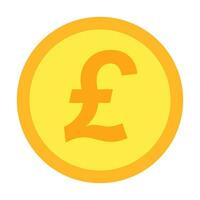 Modern pound sterling Icon. Vector. vector