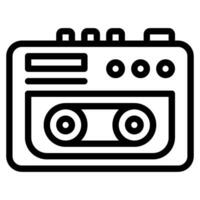 walkman icono ilustración para web aplicación, etc vector