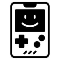 game console icon illustration for web app, etc vector