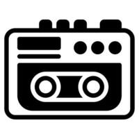 walkman icono ilustración para web aplicación, etc vector