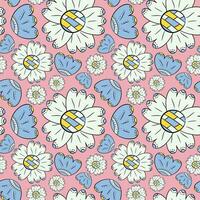 Spring vector seamless pattern