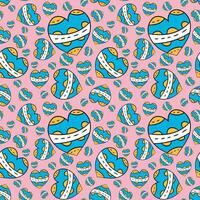 Spring vector seamless pattern