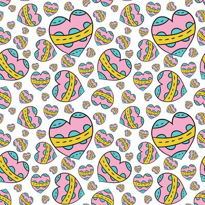 Spring vector seamless pattern