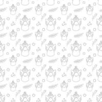 Vector seamless pattern on the religious theme of christening