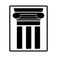 pillar icon vector template