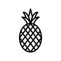 pineapple icon design vector