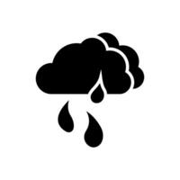 rainy icon design vector  template