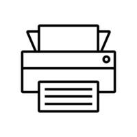 printer icon design vector