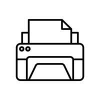 printer icon design vector