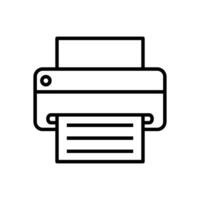 impresora icono diseño vector