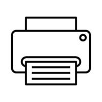 printer icon design vector