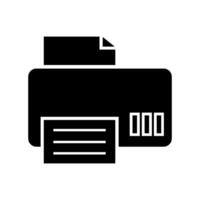 printer icon design vector