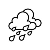 rainy icon design vector  template