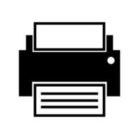 printer icon design vector