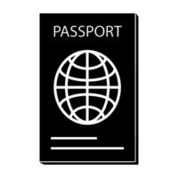 pasaporte icono diseño vector