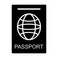 pasaporte icono diseño vector