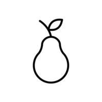 pear icon design vector