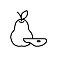 pear icon design vector