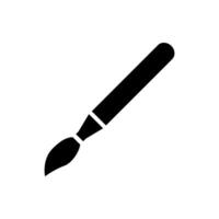 paint brush icon design vector