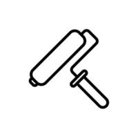 paint roller icon design vector