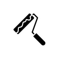 paint roller icon design vector