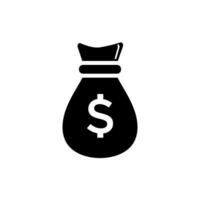 money bag icon design vector