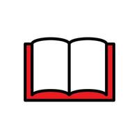 open book icon design vector